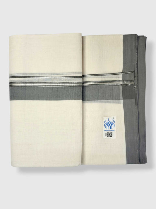 Kerala Balaramapuram Pure Cotton Handloom Mundu/Dhoti