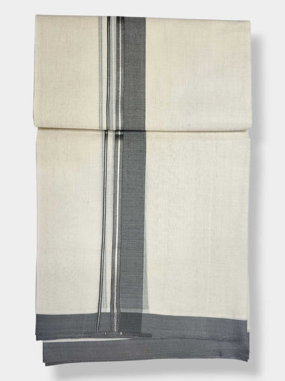 Kerala Balaramapuram Pure Cotton Handloom Mundu/Dhoti