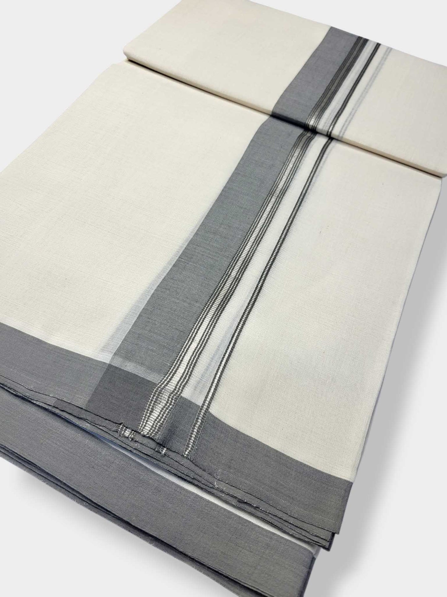 Kerala Balaramapuram Pure Cotton Handloom Mundu/Dhoti