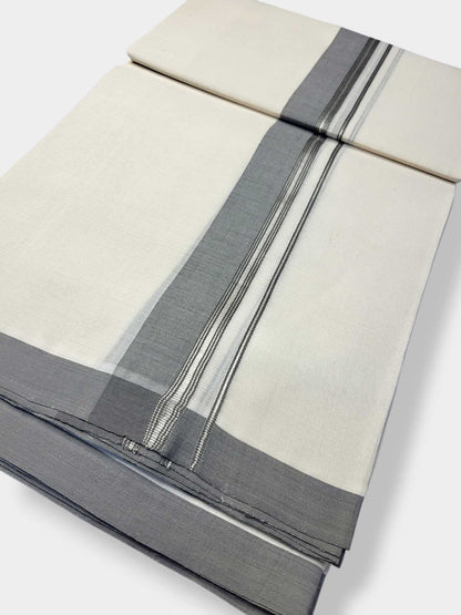 Kerala Balaramapuram Pure Cotton Handloom Mundu/Dhoti