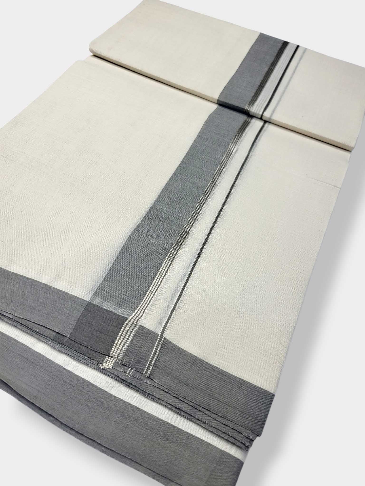 Kerala Balaramapuram Pure Cotton Handloom Mundu/Dhoti