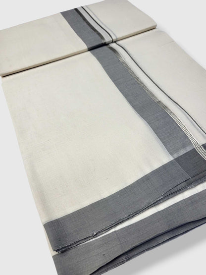 Kerala Balaramapuram Pure Cotton Handloom Mundu/Dhoti