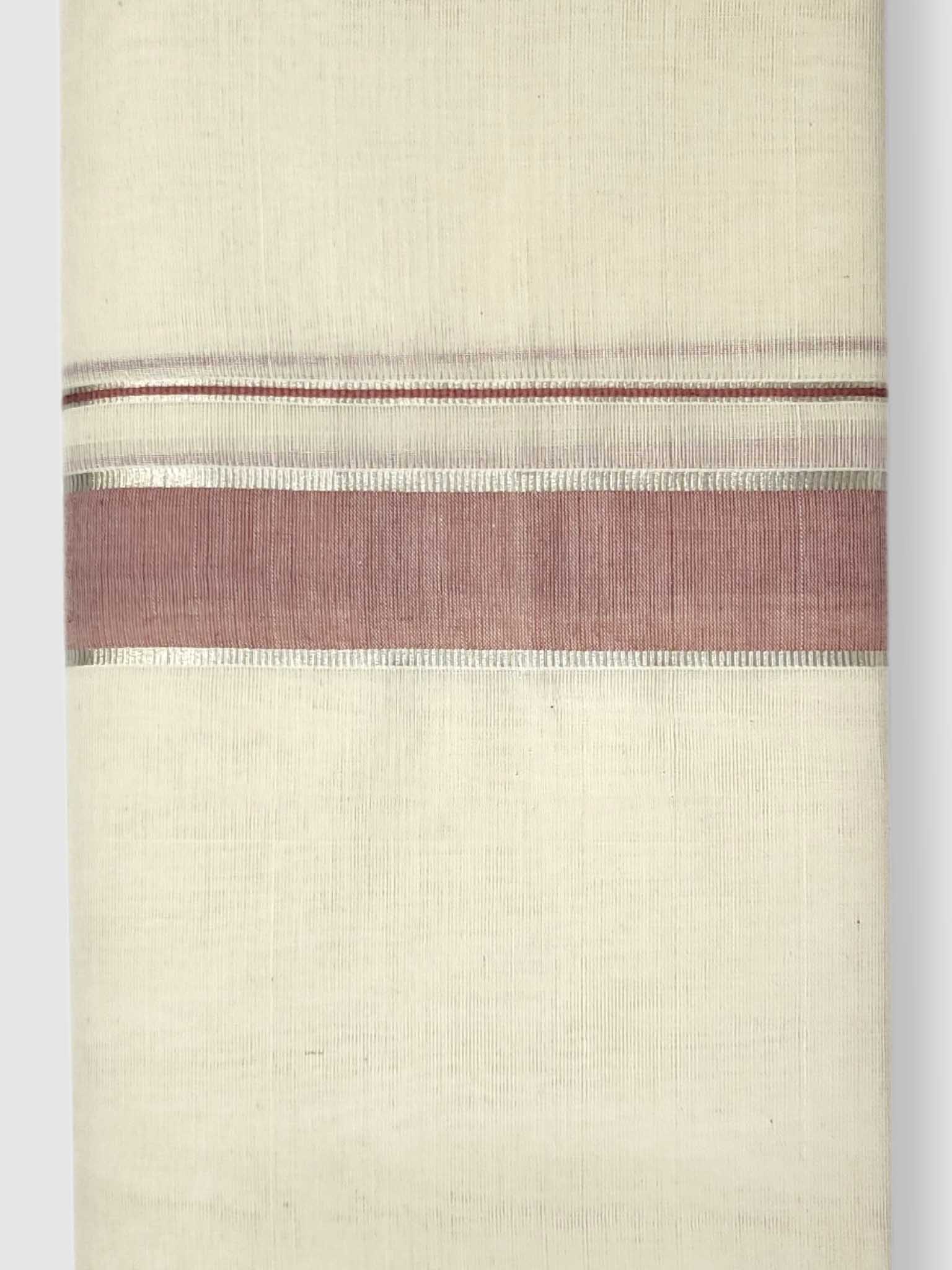 Kerala Balaramapuram Pure Cotton Handloom Mundu/Dhoti