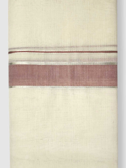 Kerala Balaramapuram Pure Cotton Handloom Mundu/Dhoti