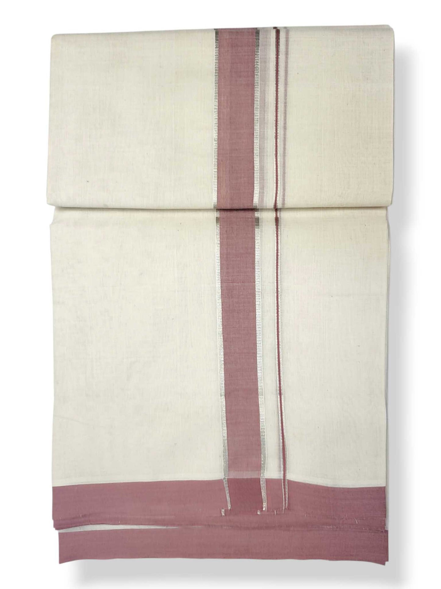 Kerala Balaramapuram Pure Cotton Handloom Mundu/Dhoti
