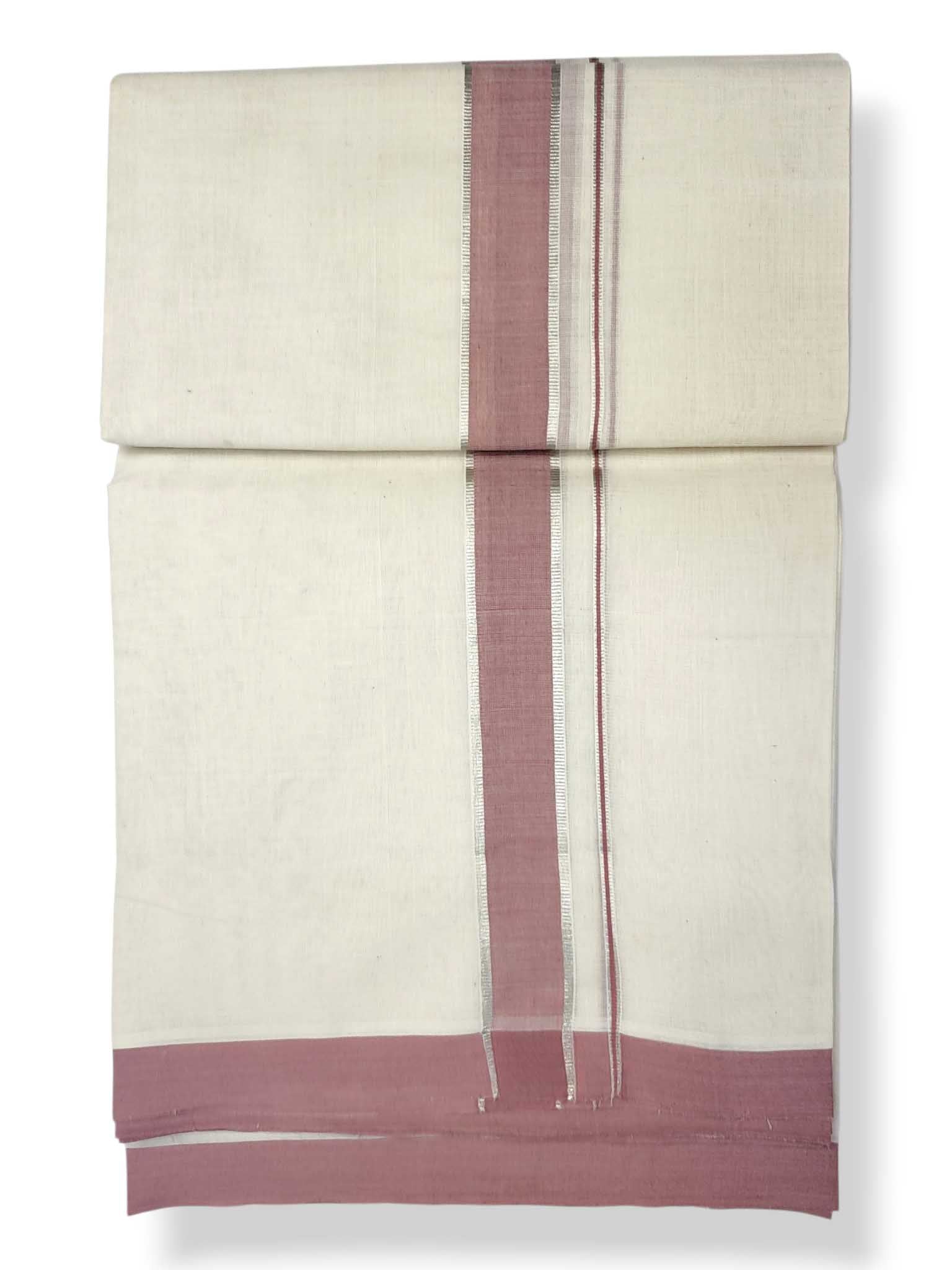 Kerala Balaramapuram Pure Cotton Handloom Mundu/Dhoti