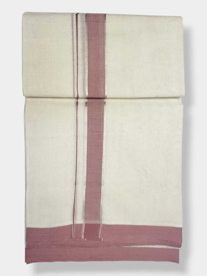 Kerala Balaramapuram Pure Cotton Handloom Mundu/Dhoti