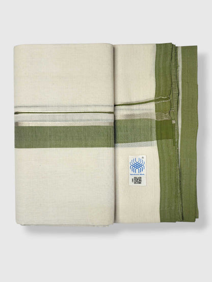 Kerala Balaramapuram Pure Cotton Handloom Mundu/Dhoti