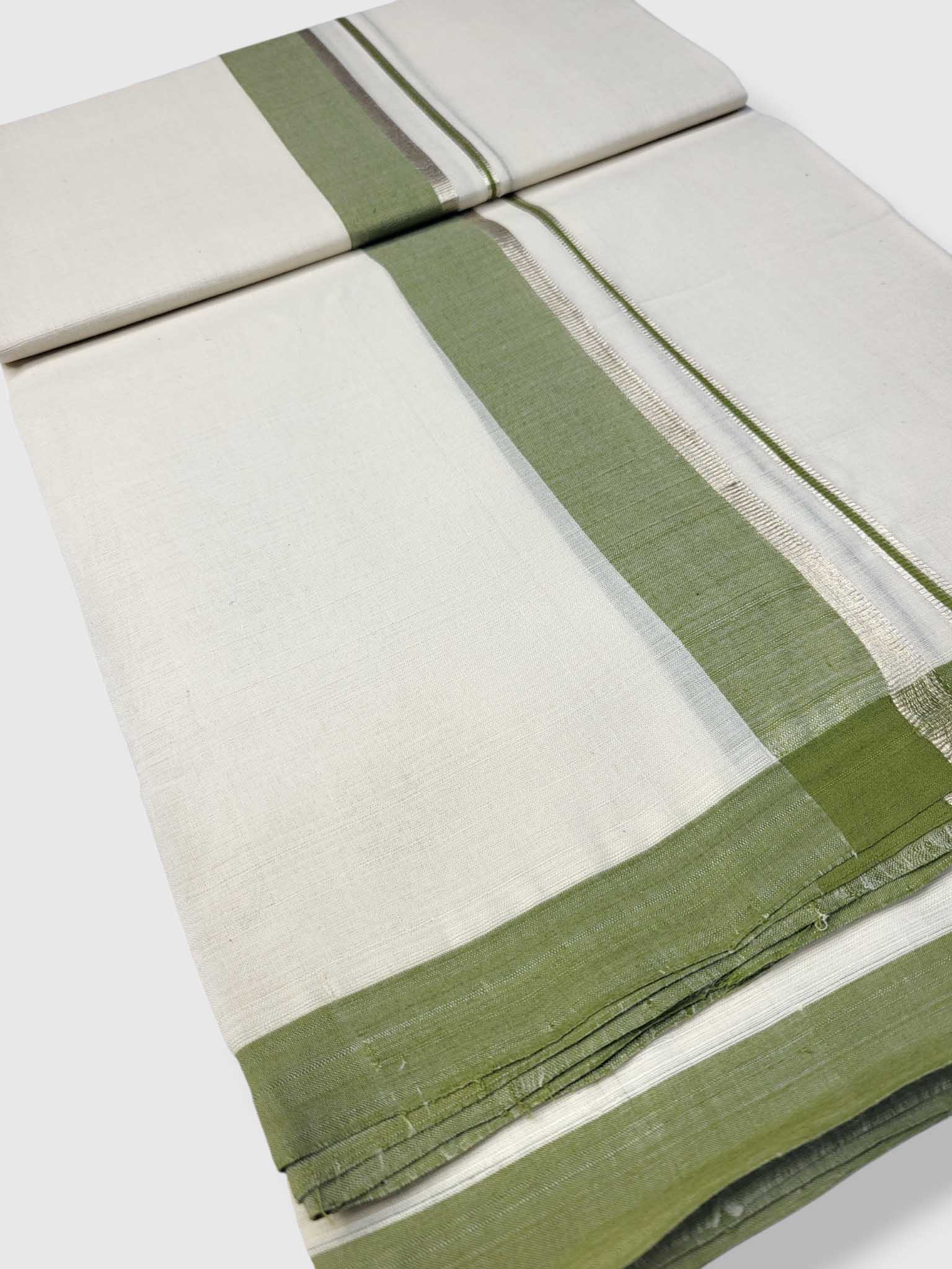 Kerala Balaramapuram Pure Cotton Handloom Mundu/Dhoti