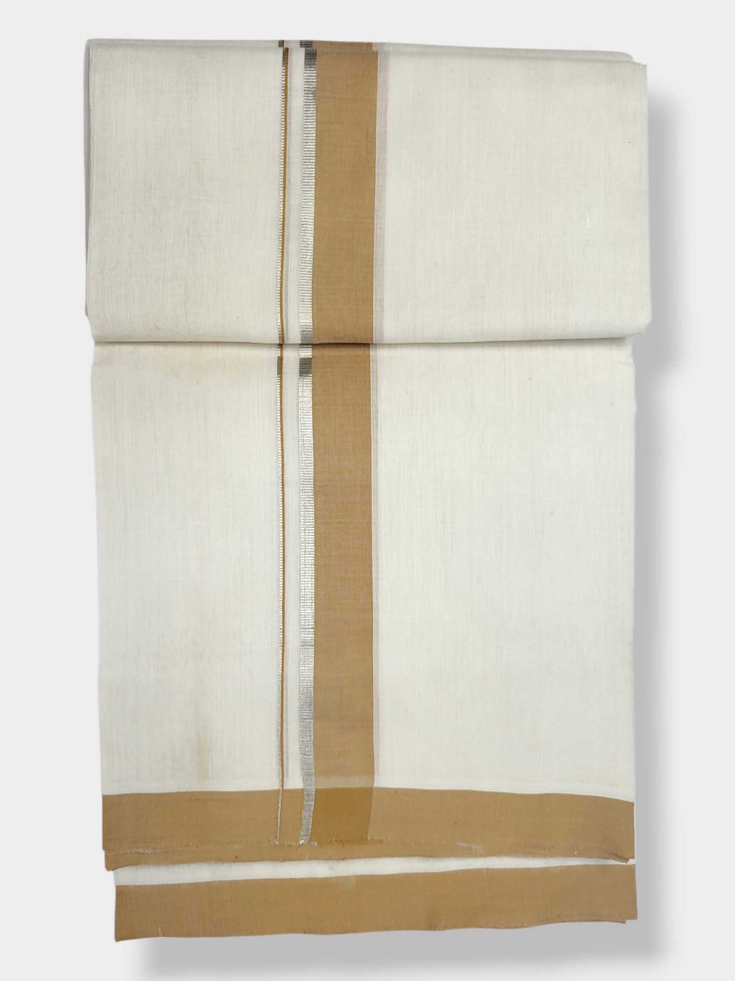 Kerala Balaramapuram Pure Cotton Handloom Mundu/Dhoti