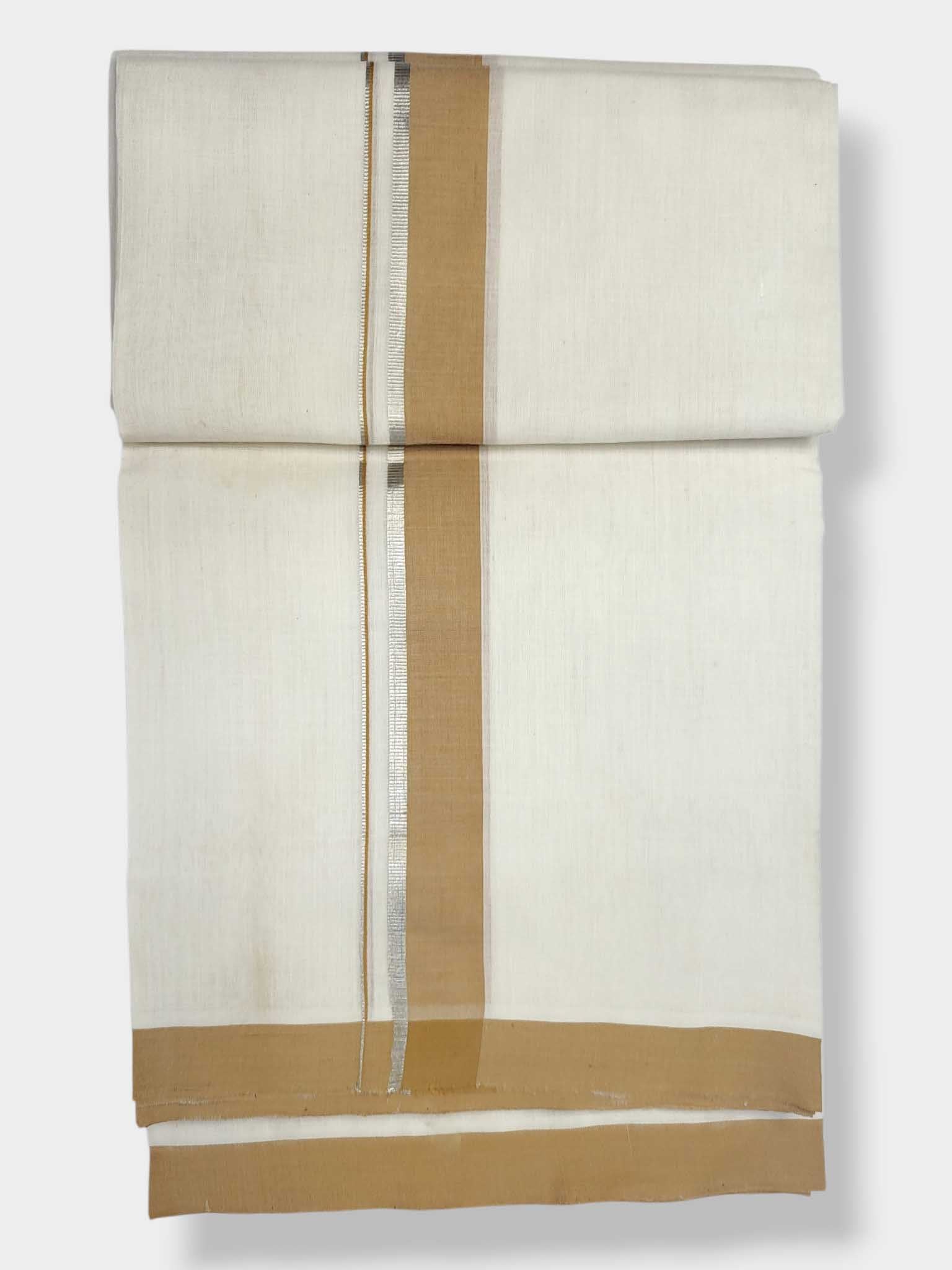Kerala Balaramapuram Pure Cotton Handloom Mundu/Dhoti