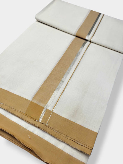 Kerala Balaramapuram Pure Cotton Handloom Mundu/Dhoti