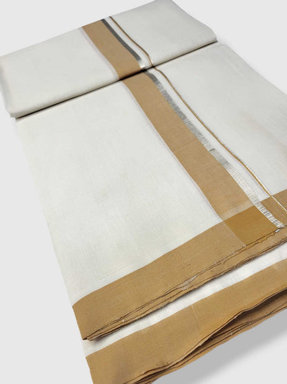 Kerala Balaramapuram Pure Cotton Handloom Mundu/Dhoti