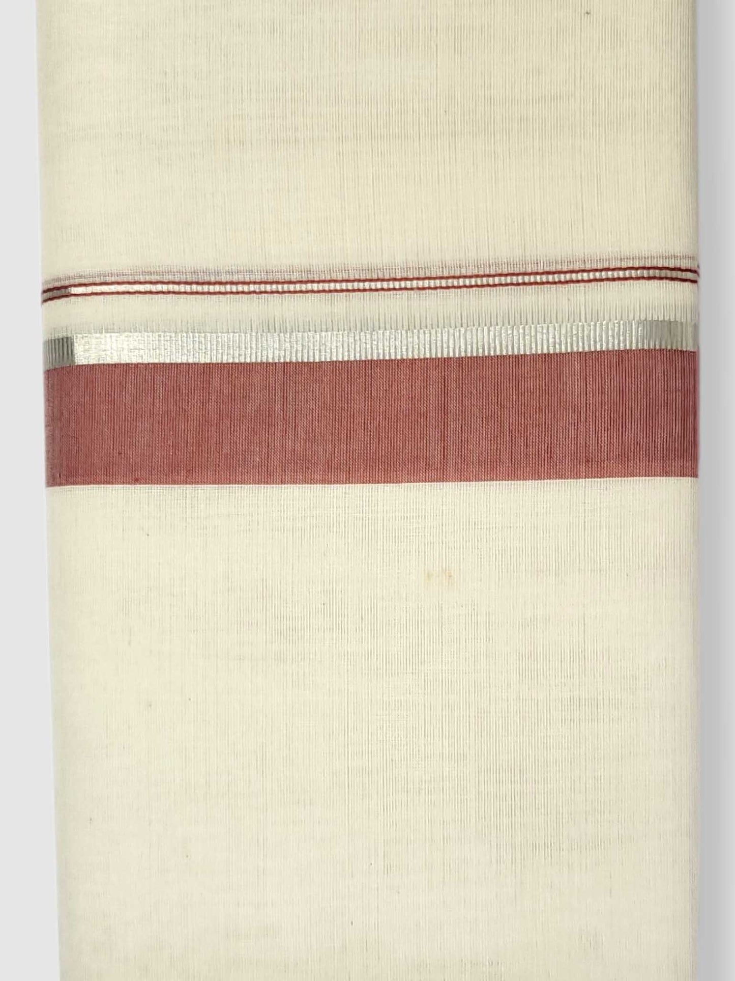 Kerala Balaramapuram Pure Cotton Handloom Mundu/Dhoti