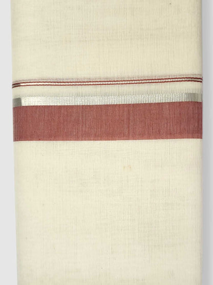 Kerala Balaramapuram Pure Cotton Handloom Mundu/Dhoti