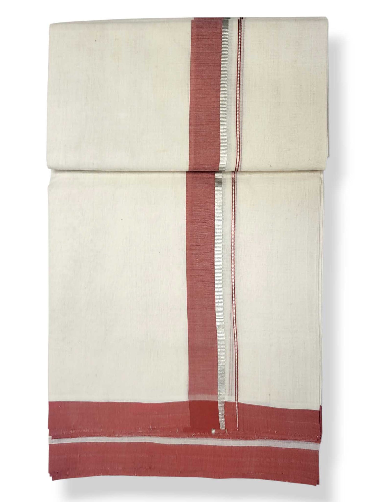 Kerala Balaramapuram Pure Cotton Handloom Mundu/Dhoti