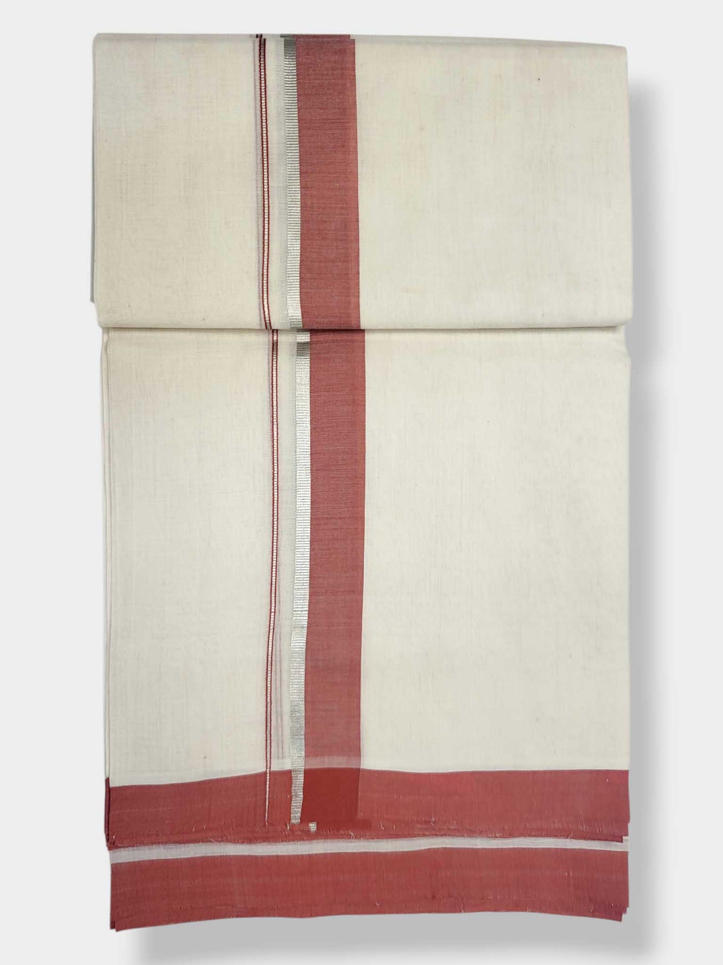 Kerala Balaramapuram Pure Cotton Handloom Mundu/Dhoti