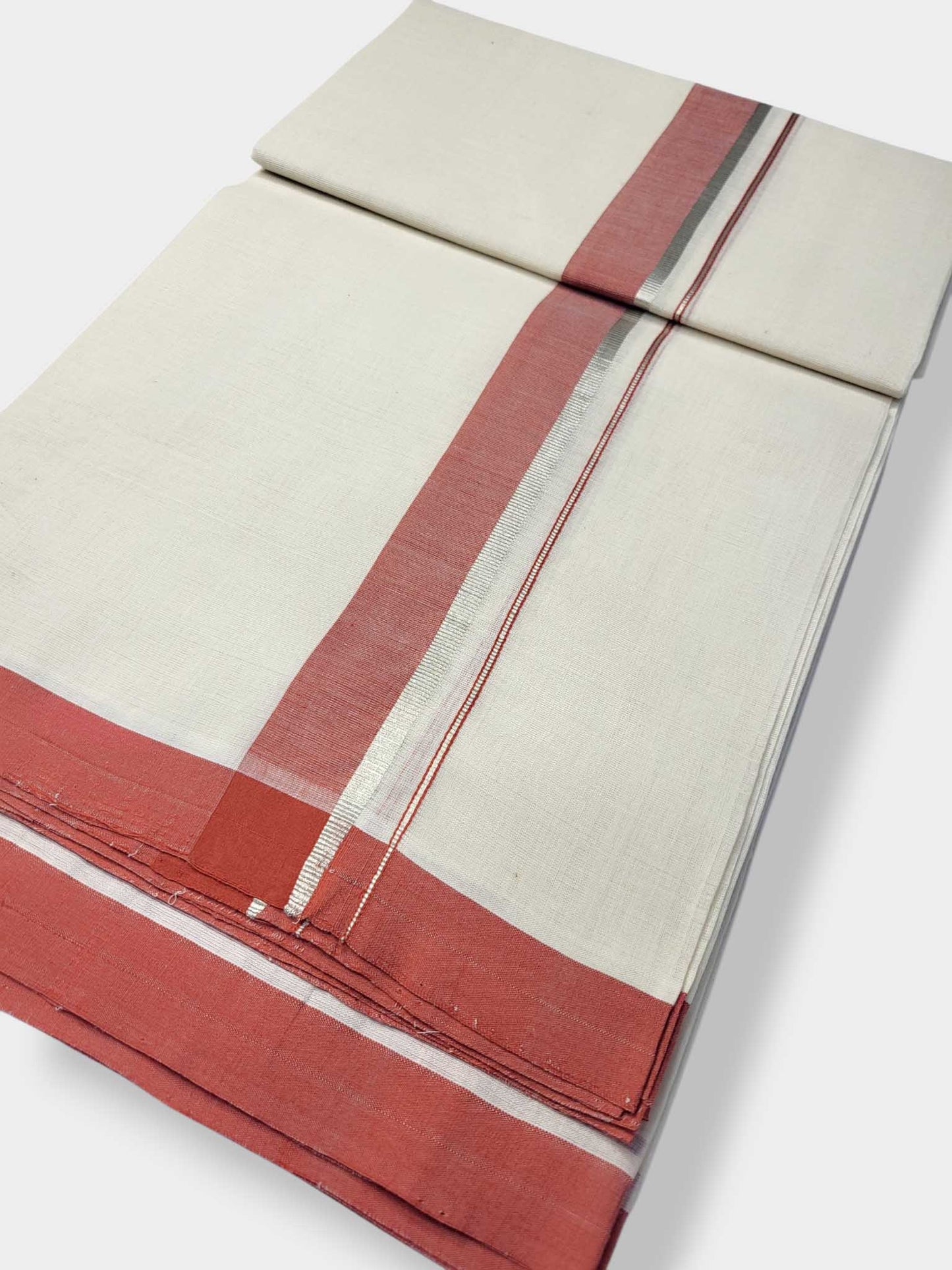 Kerala Balaramapuram Pure Cotton Handloom Mundu/Dhoti