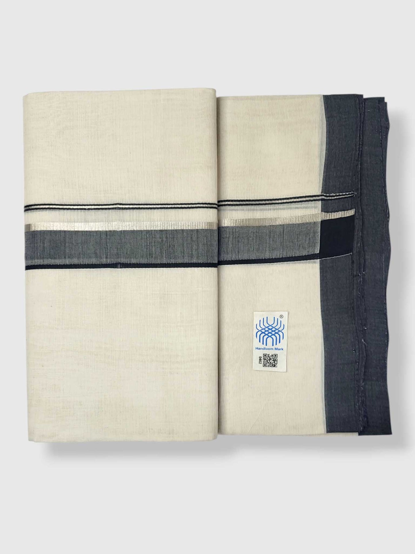 Kerala Balaramapuram Pure Cotton Handloom Mundu/Dhoti