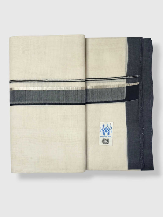Kerala Balaramapuram Pure Cotton Handloom Mundu/Dhoti