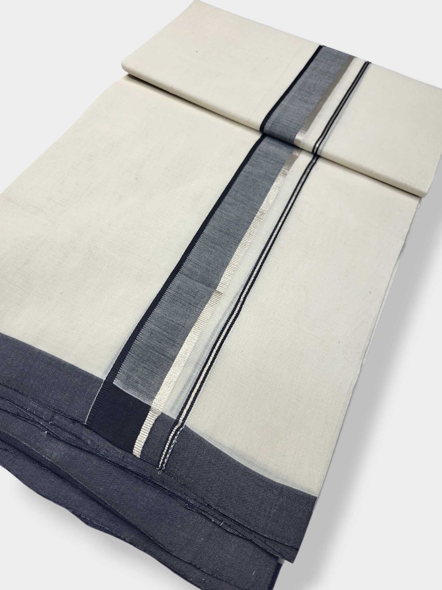 Kerala Balaramapuram Pure Cotton Handloom Mundu/Dhoti
