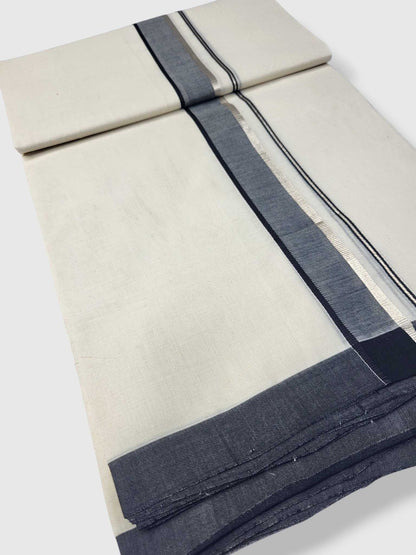 Kerala Balaramapuram Pure Cotton Handloom Mundu/Dhoti