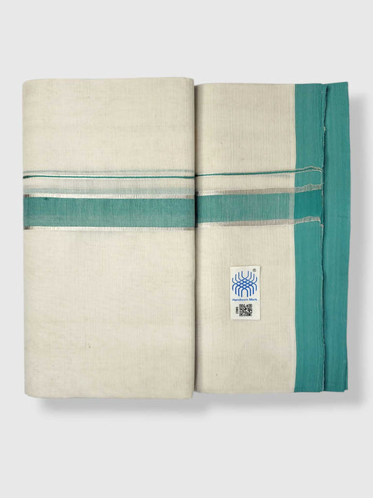 Kerala Balaramapuram Pure Cotton Handloom Mundu/Dhoti