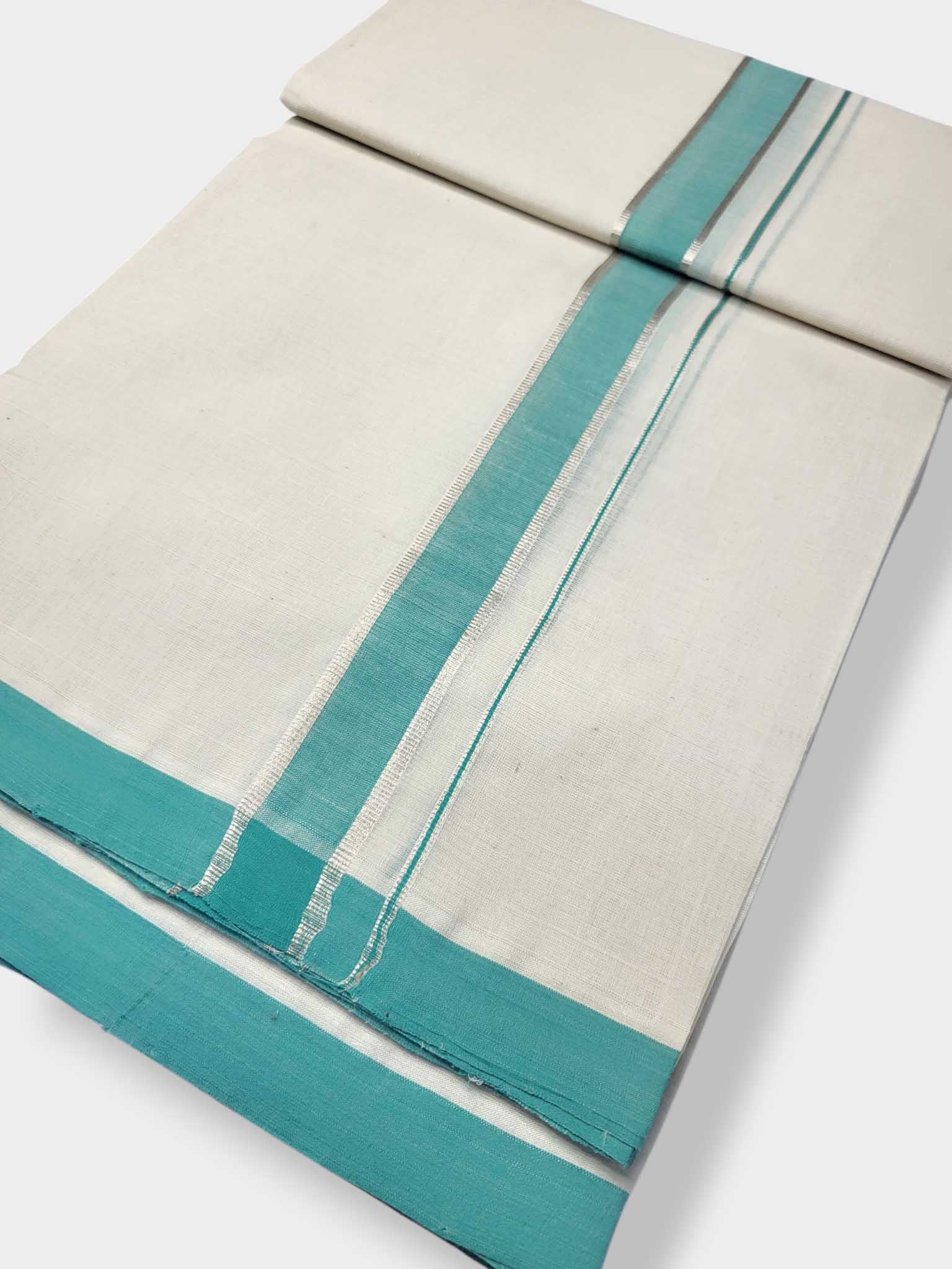 Kerala Balaramapuram Pure Cotton Handloom Mundu/Dhoti