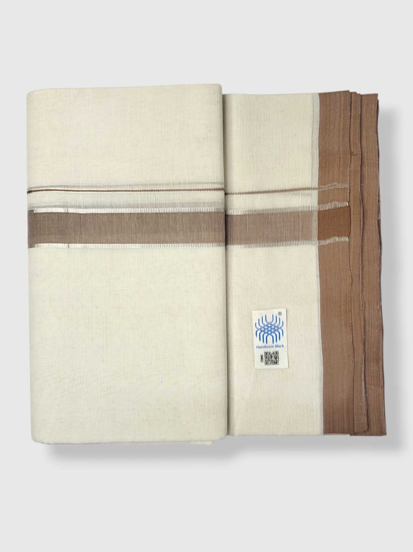 Kerala Balaramapuram Pure Cotton Handloom Mundu/Dhoti