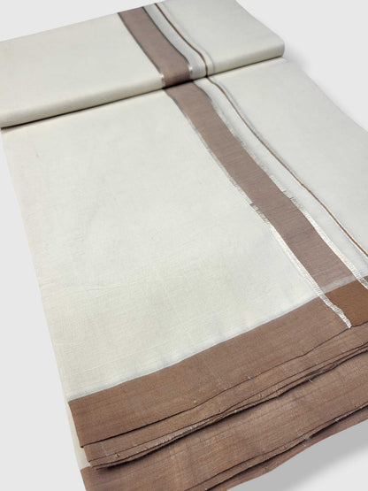 Kerala Balaramapuram Pure Cotton Handloom Mundu/Dhoti