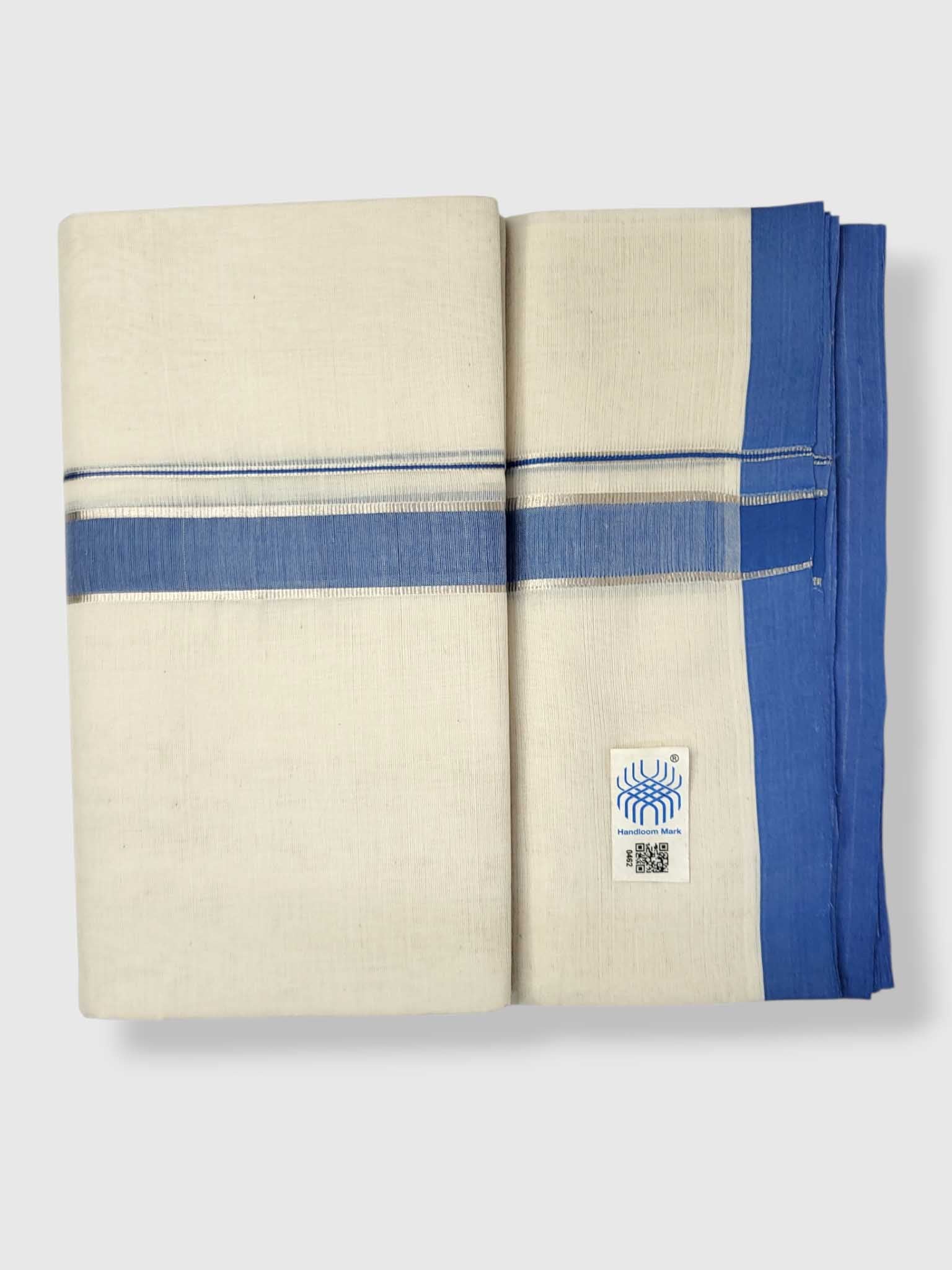 Kerala Balaramapuram Pure Cotton Handloom Mundu/Dhoti