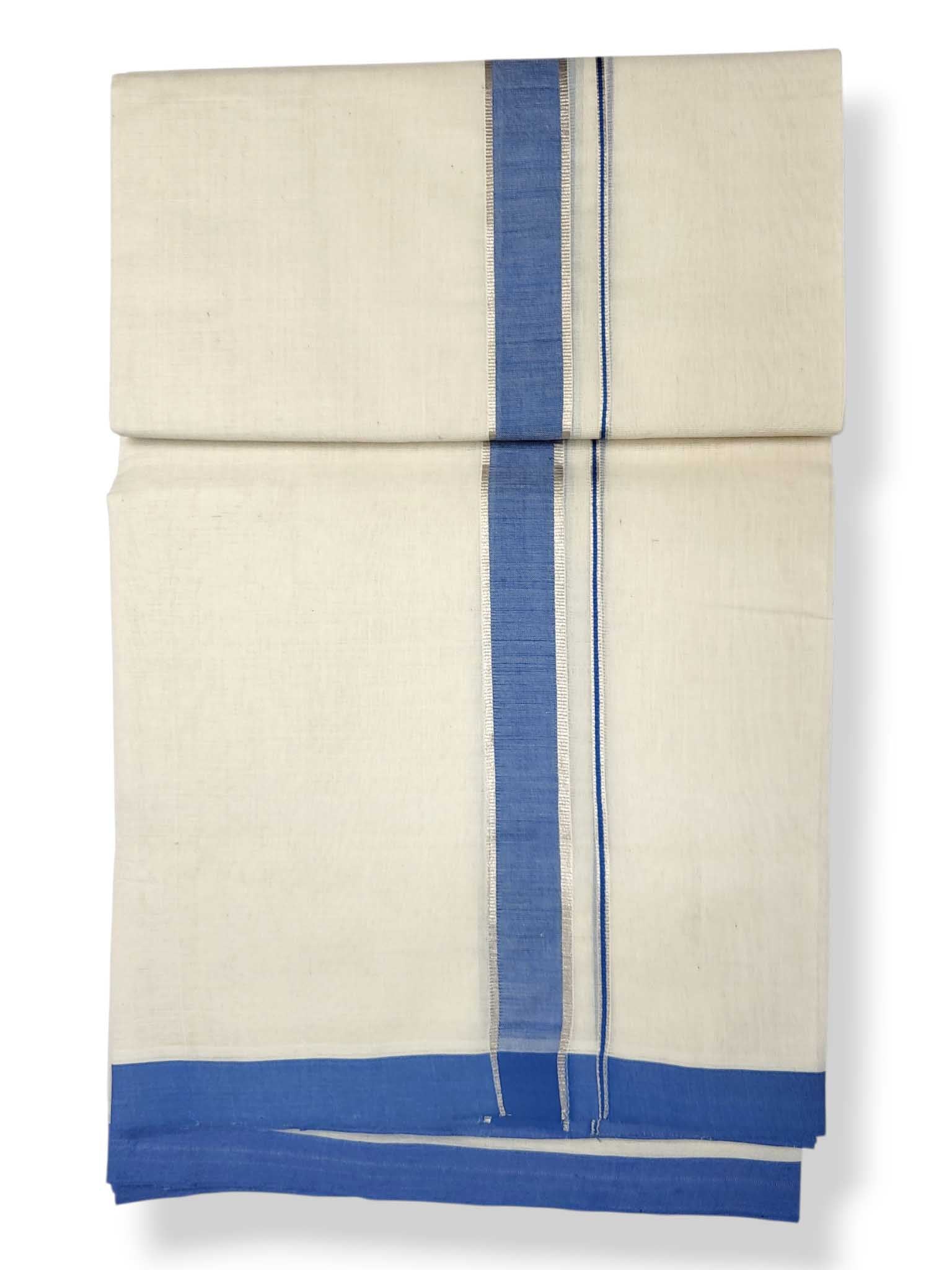 Kerala Balaramapuram Pure Cotton Handloom Mundu/Dhoti
