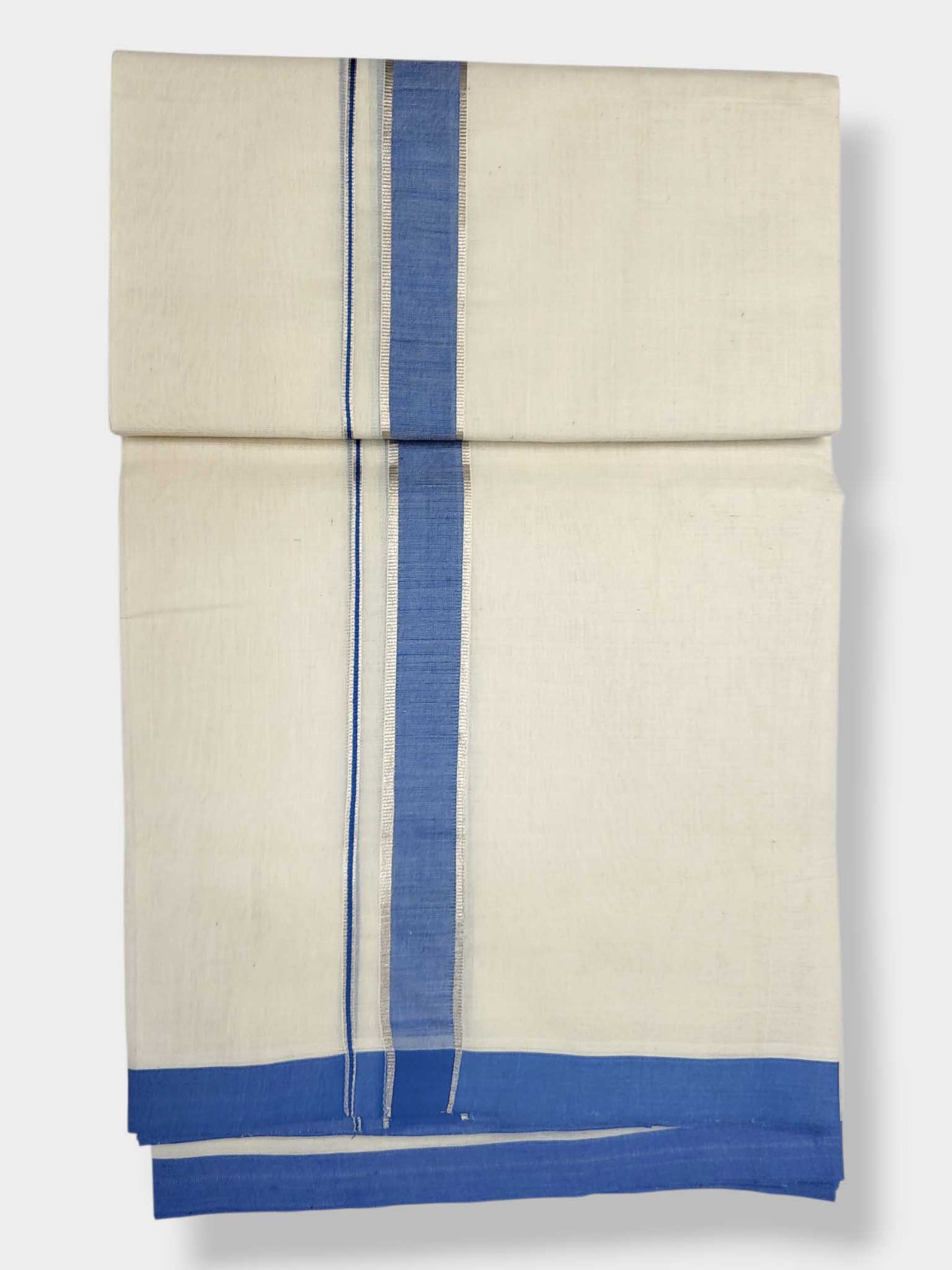 Kerala Balaramapuram Pure Cotton Handloom Mundu/Dhoti