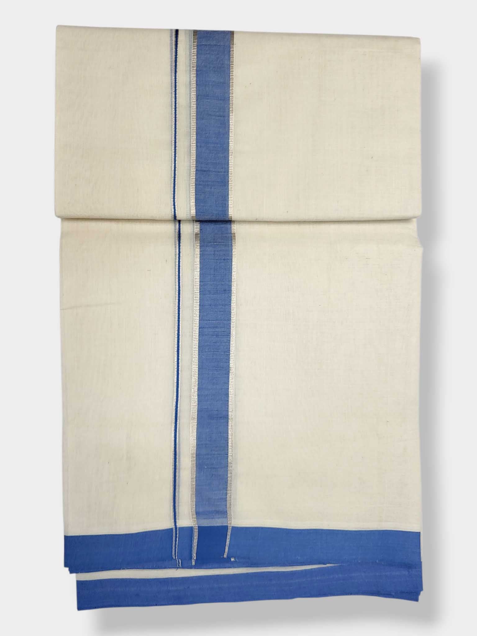 Kerala Balaramapuram Pure Cotton Handloom Mundu/Dhoti