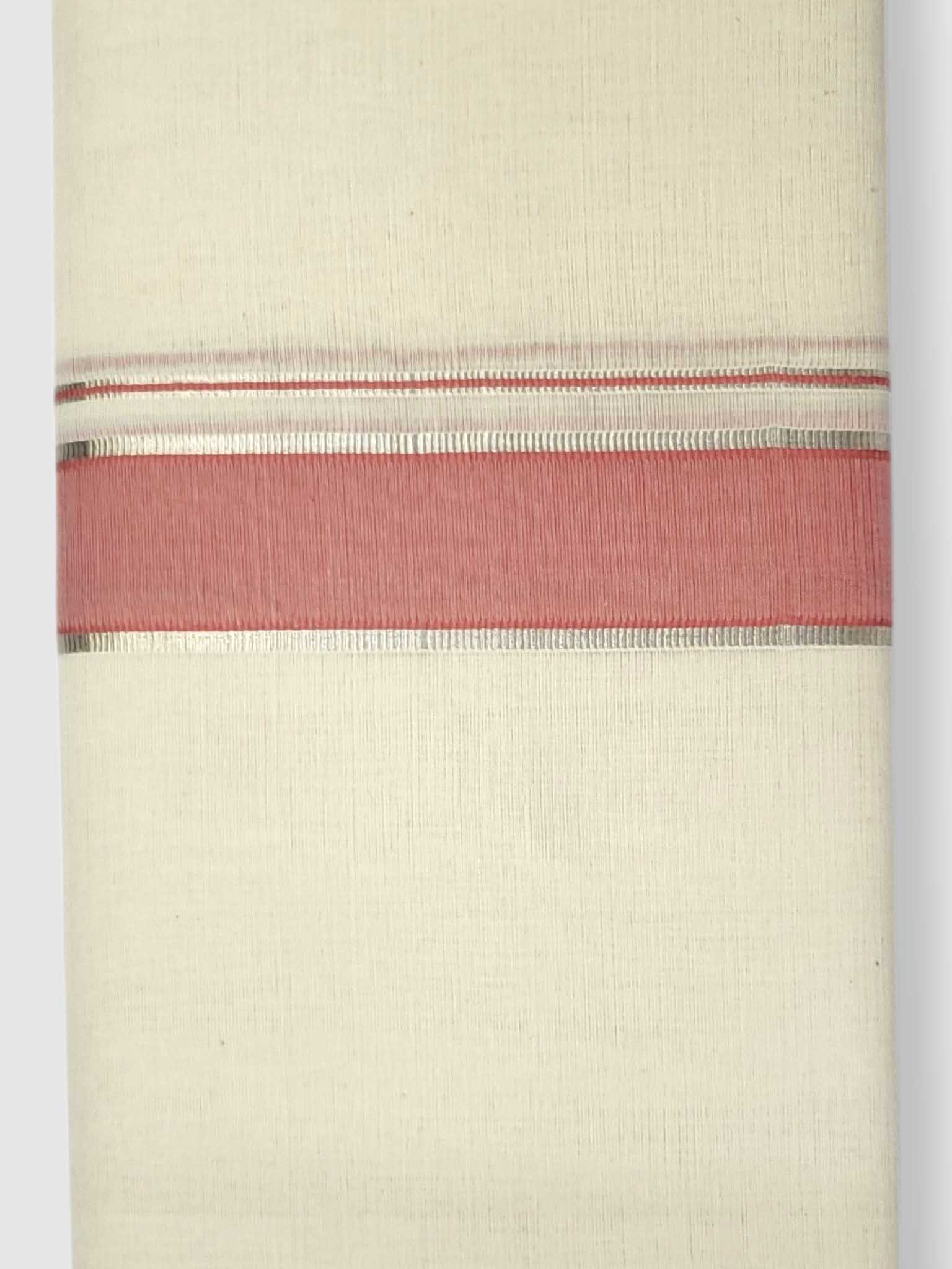 Kerala Balaramapuram Pure Cotton Handloom Mundu/Dhoti