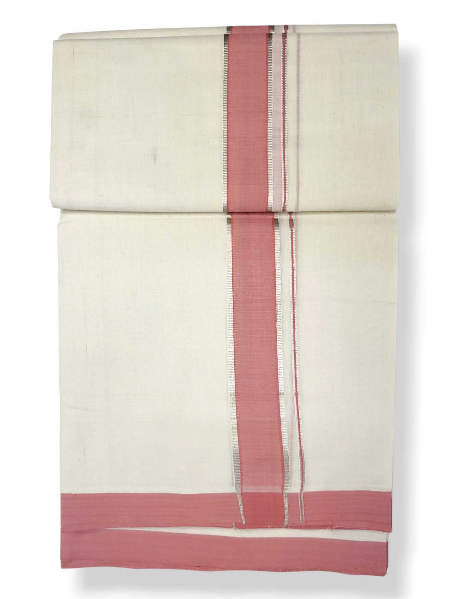Kerala Balaramapuram Pure Cotton Handloom Mundu/Dhoti