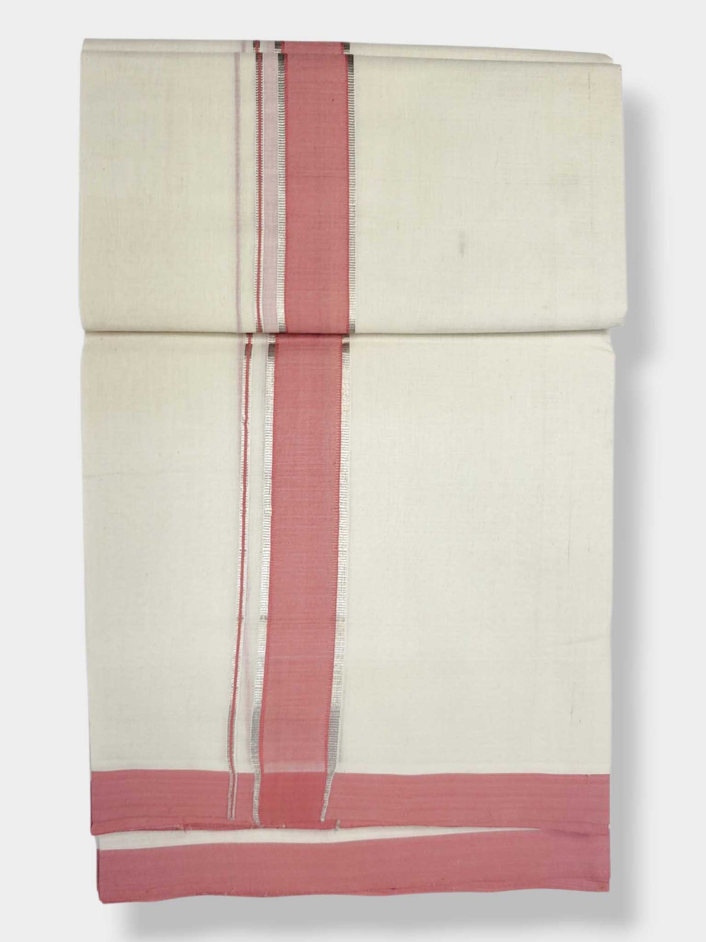 Kerala Balaramapuram Pure Cotton Handloom Mundu/Dhoti