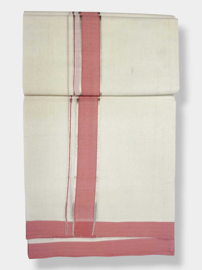 Kerala Balaramapuram Pure Cotton Handloom Mundu/Dhoti