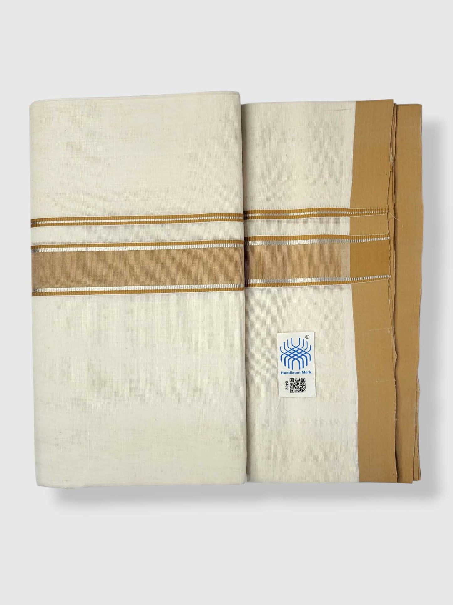 Kerala Balaramapuram Pure Cotton Handloom Mundu/Dhoti