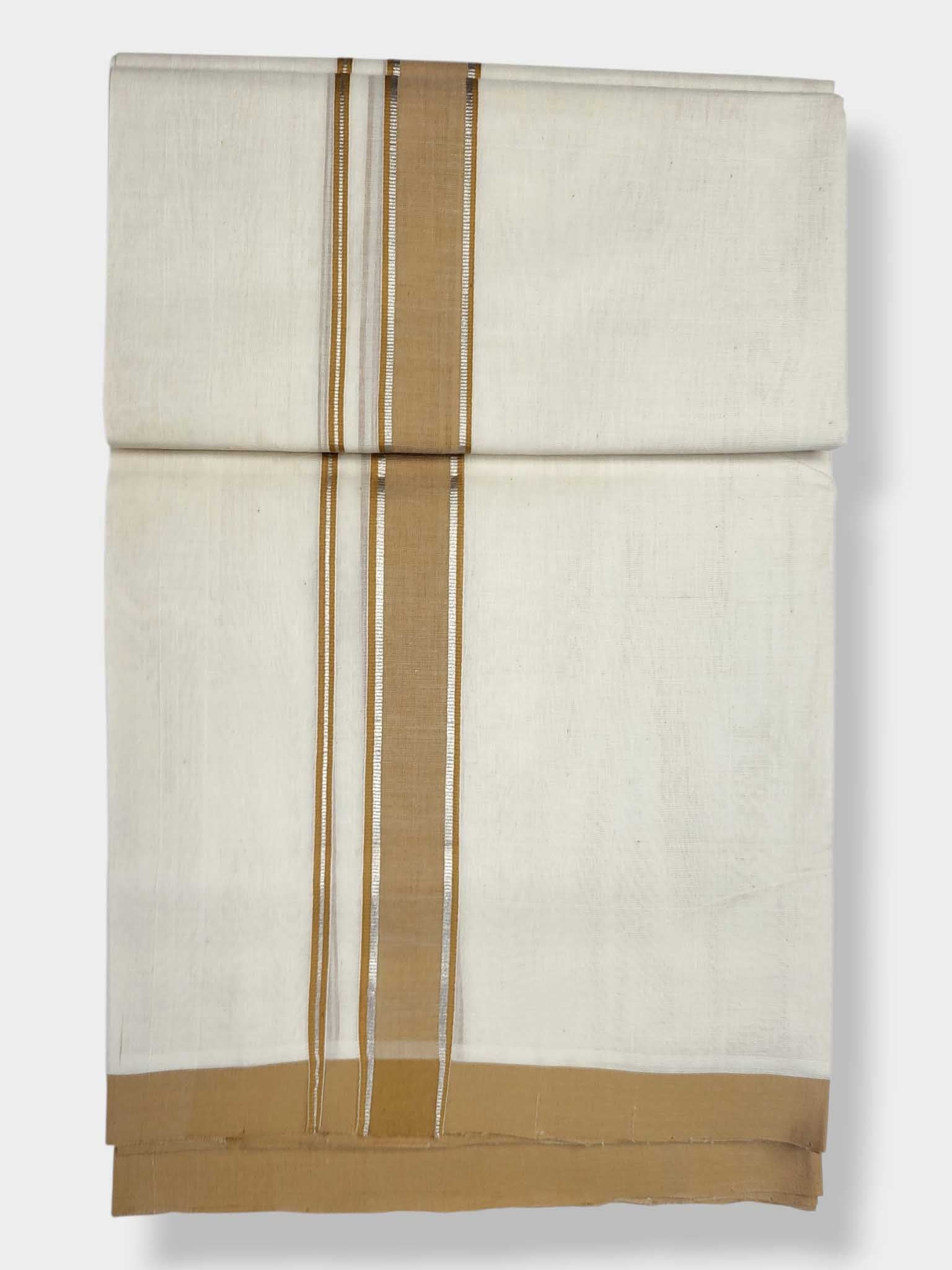 Kerala Balaramapuram Pure Cotton Handloom Mundu/Dhoti