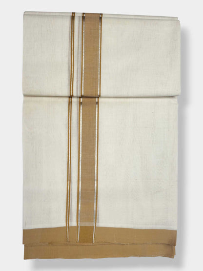 Kerala Balaramapuram Pure Cotton Handloom Mundu/Dhoti