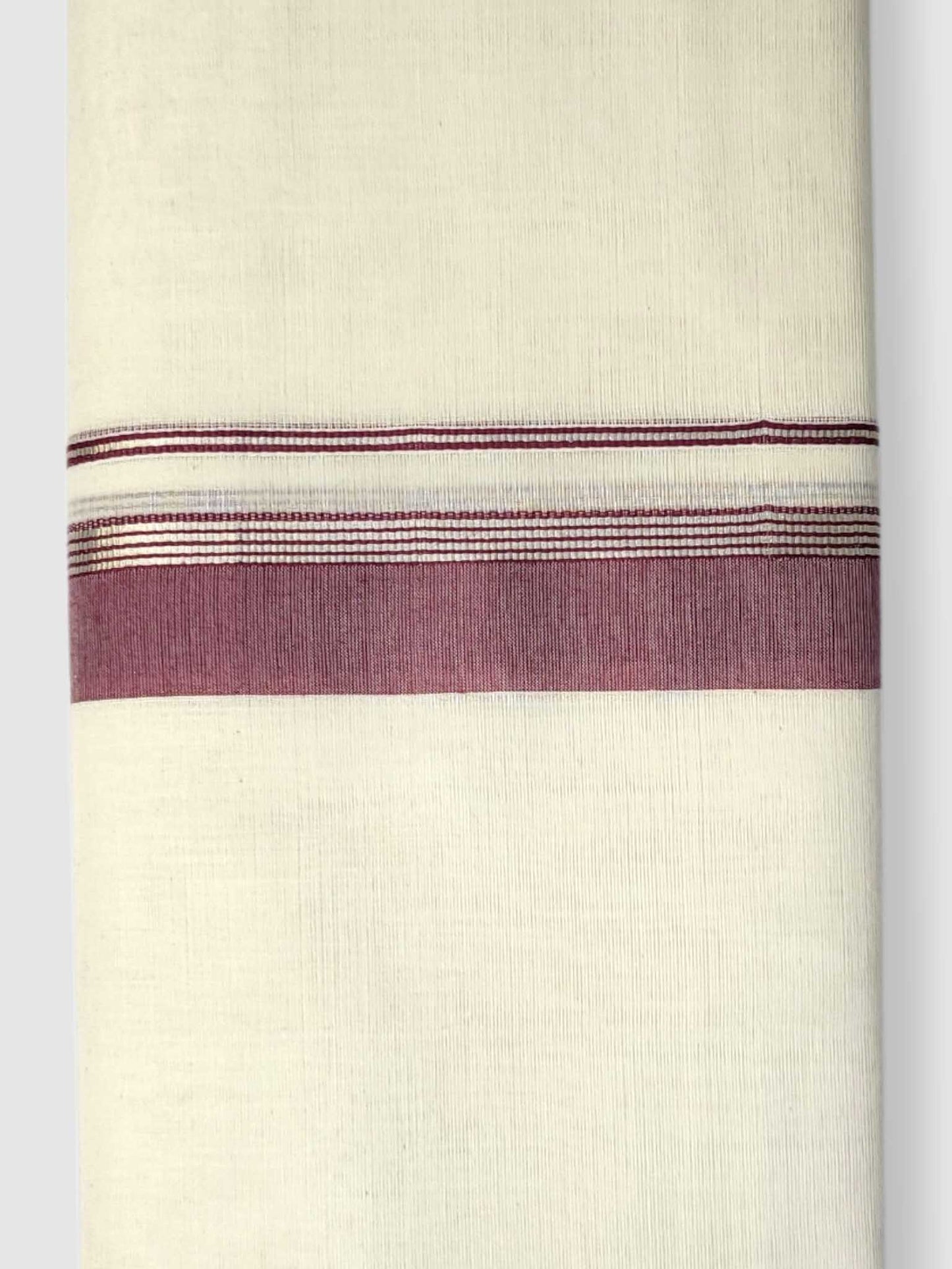 Kerala Balaramapuram Pure Cotton Handloom Mundu/Dhoti