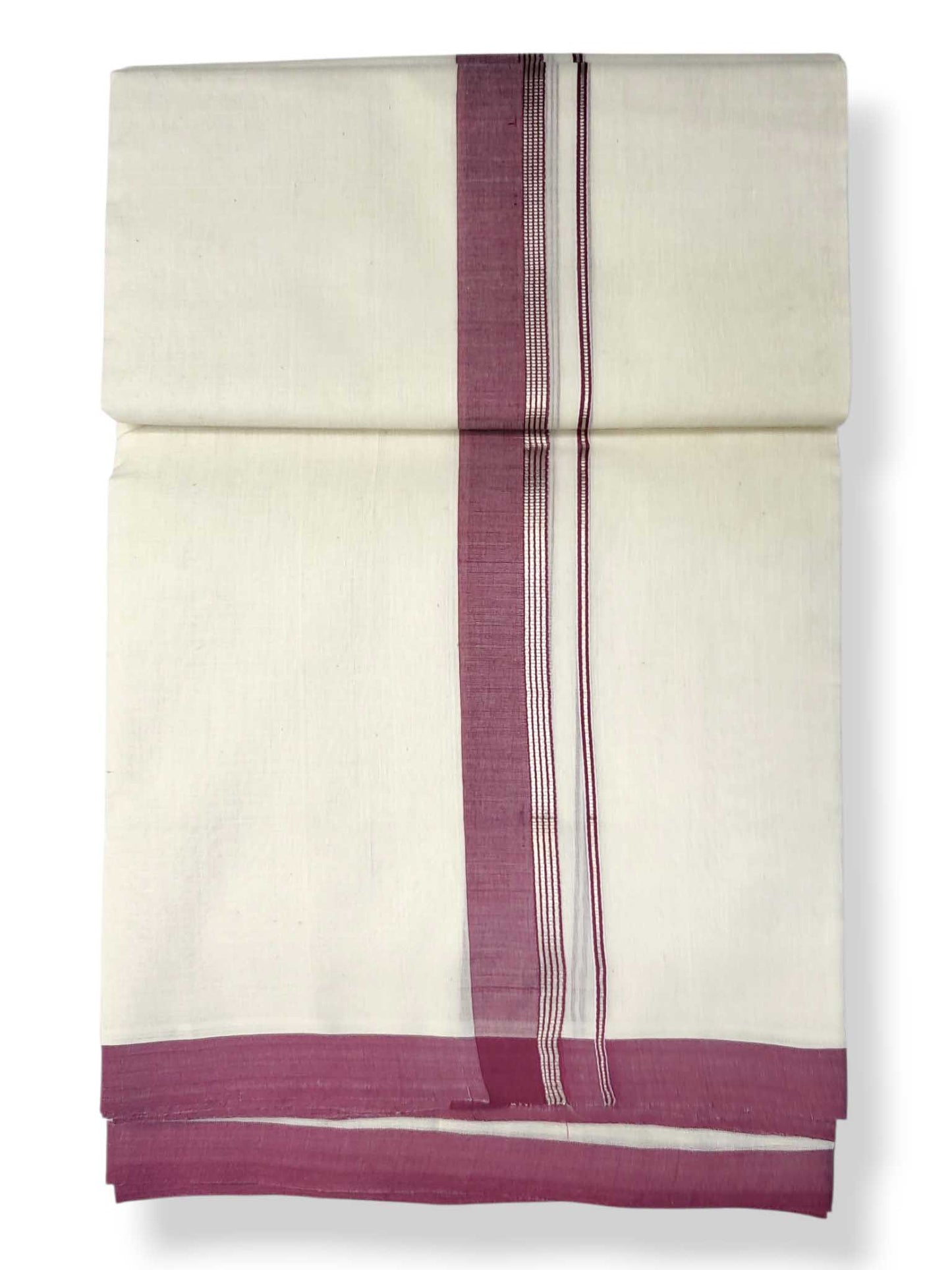 Kerala Balaramapuram Pure Cotton Handloom Mundu/Dhoti