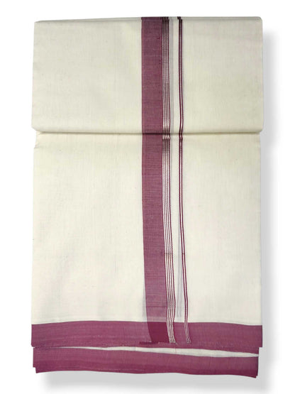 Kerala Balaramapuram Pure Cotton Handloom Mundu/Dhoti