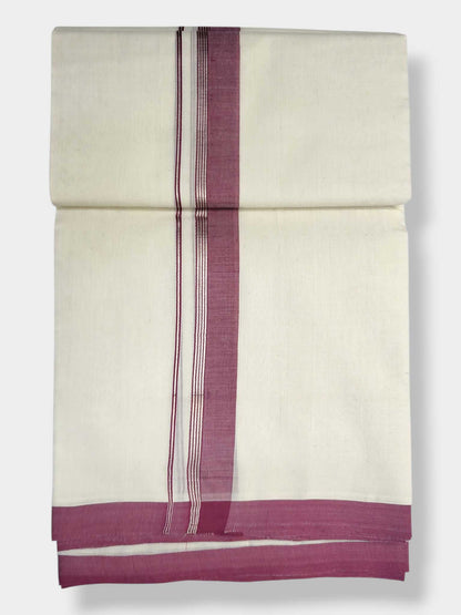 Kerala Balaramapuram Pure Cotton Handloom Mundu/Dhoti