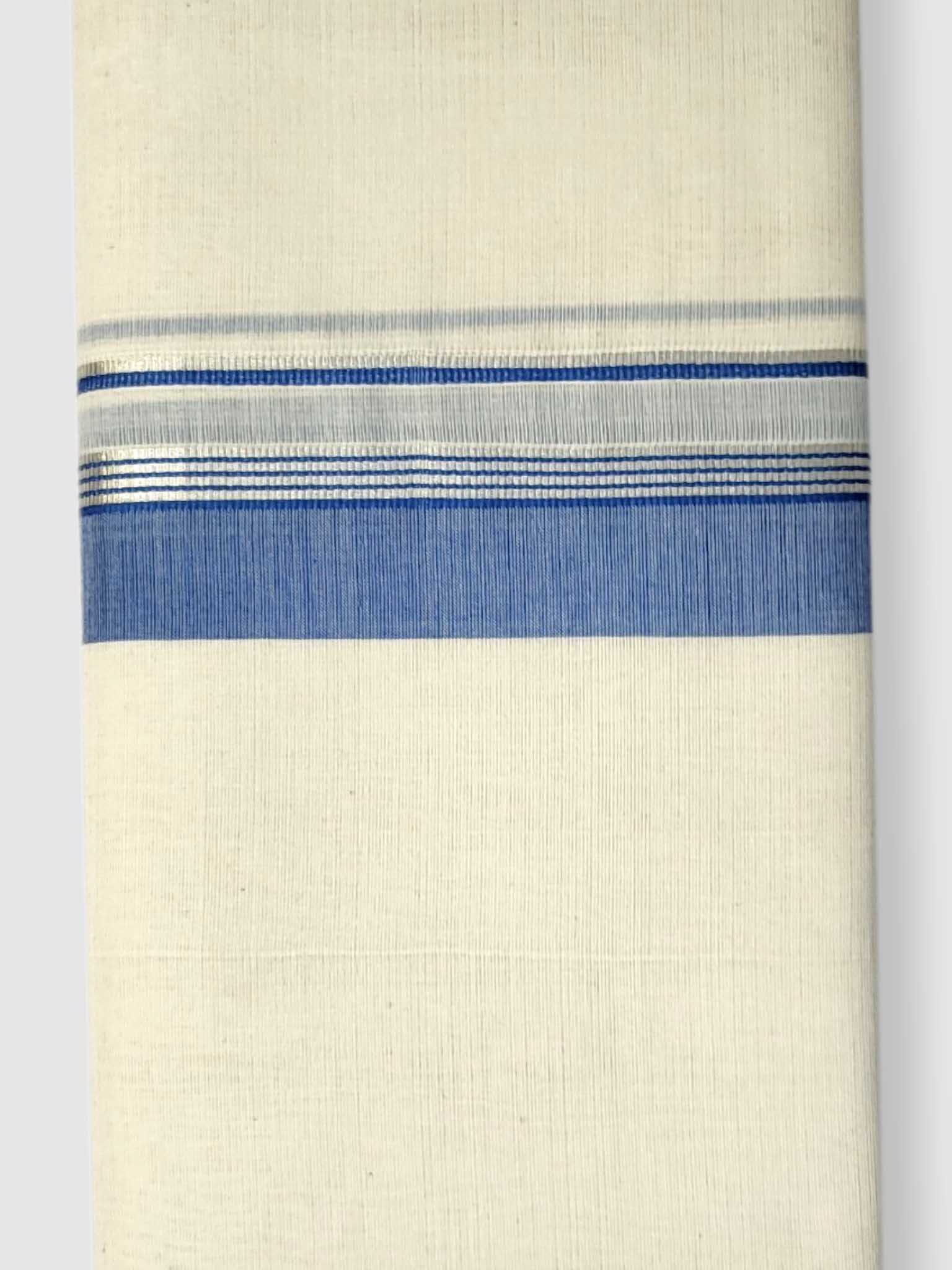Kerala Balaramapuram Pure Cotton Handloom Mundu/Dhoti