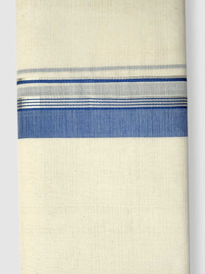 Kerala Balaramapuram Pure Cotton Handloom Mundu/Dhoti