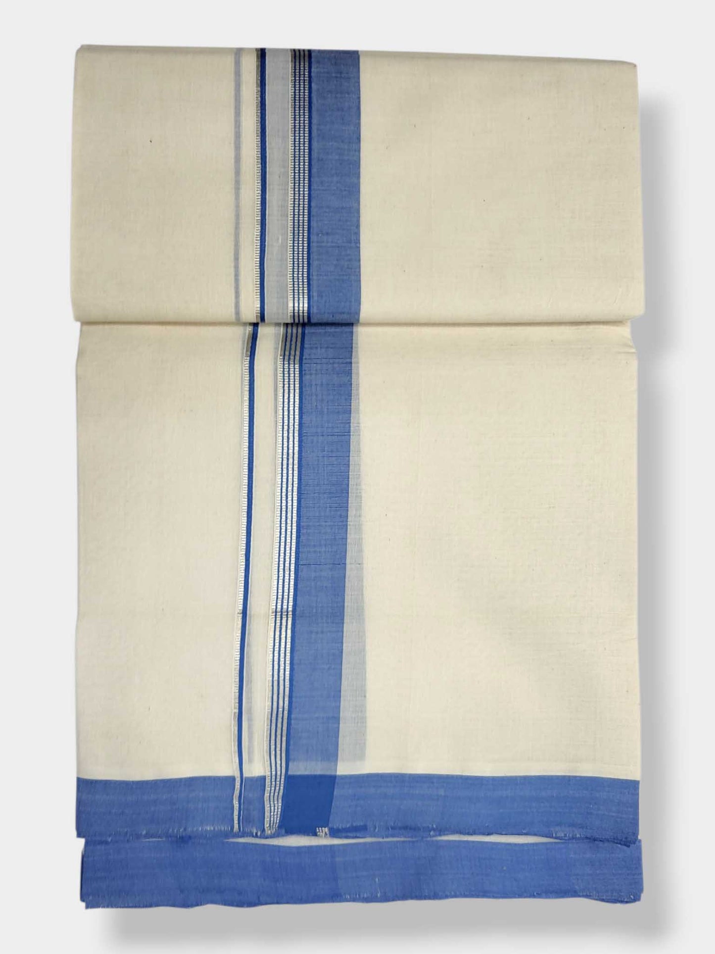 Kerala Balaramapuram Pure Cotton Handloom Mundu/Dhoti