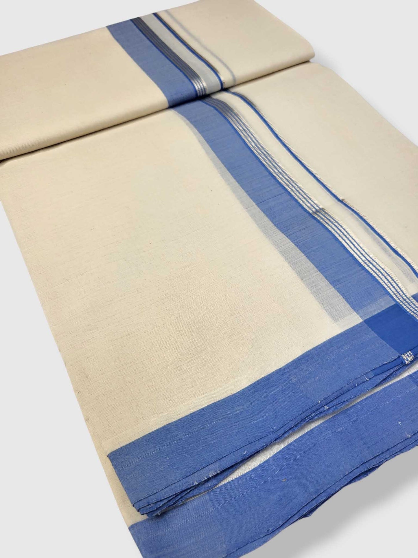 Kerala Balaramapuram Pure Cotton Handloom Mundu/Dhoti