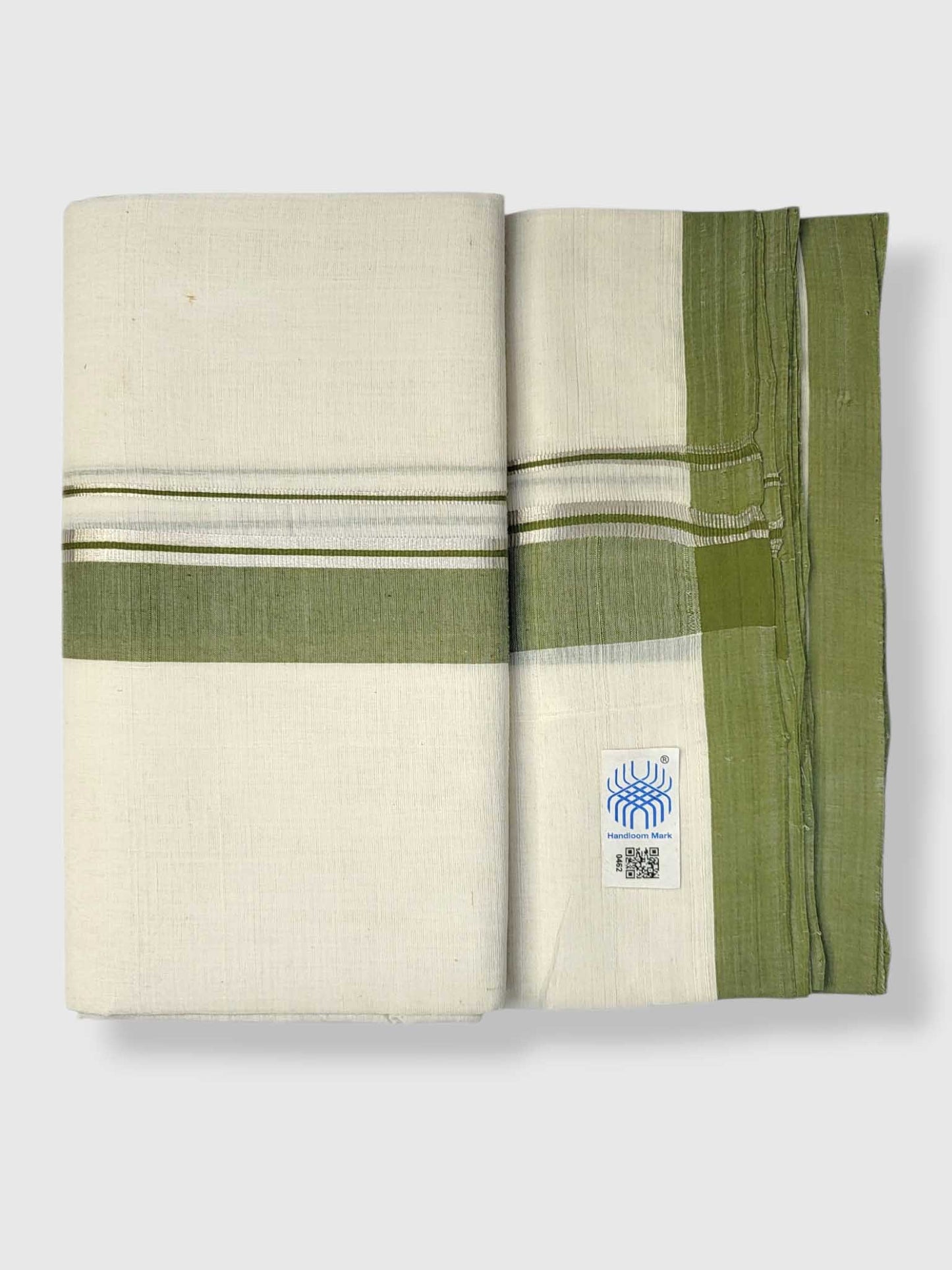 Kerala Balaramapuram Pure Cotton Handloom Mundu/Dhoti